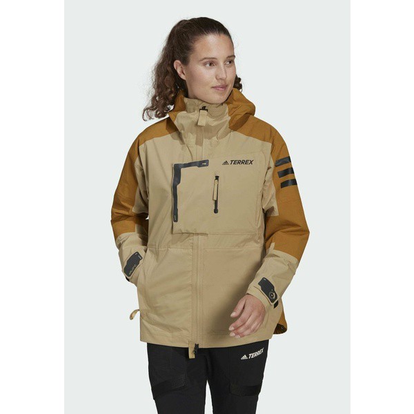 アディダス レディース コート アウター W XPLORIC RR J - Hardshell jacket - beige beige