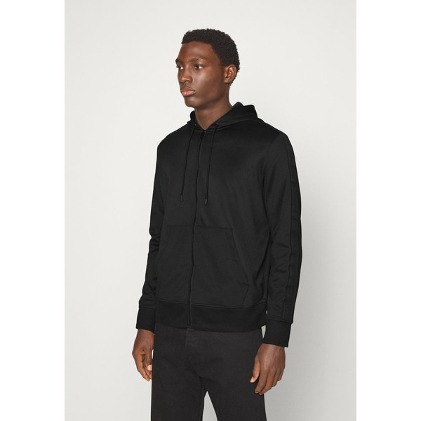 マイケルコース メンズ カーディガン アウター SOLID HOOD - Zip-up sweatshirt - black black