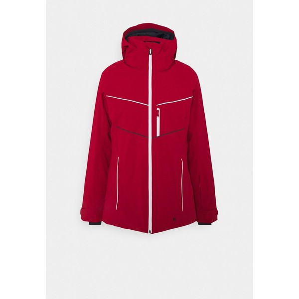 サロモン レディース コート アウター BRILLIANT - Ski jacket - dark red dark red