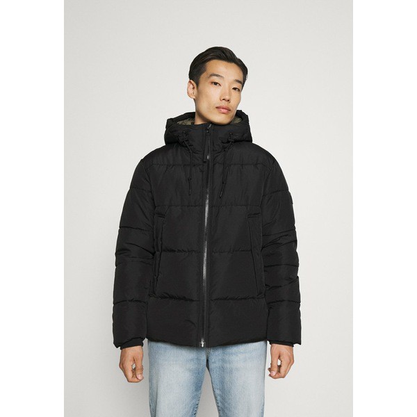 マルコポーロ デニム メンズ コート アウター Winter jacket - black black