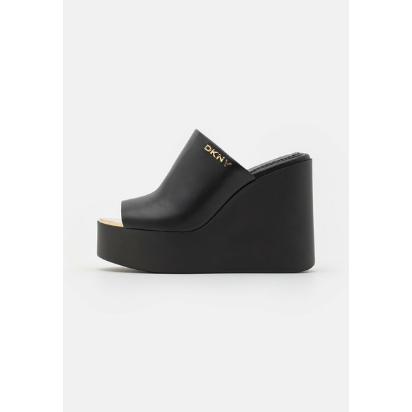 ダナ キャラン ニューヨーク レディース サンダル シューズ PEN WEDGE MULE - Heeled mules - black black