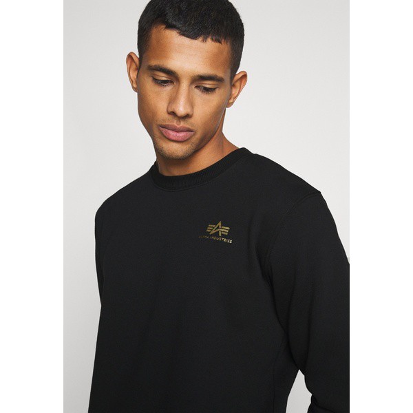 大得価在庫 アルファインダストリーズ メンズ パーカー・スウェットシャツ アウター BASIC SMALL LOGO FOIL - Sweatshirt - black/yellow gold blackの通販はau PAY マーケット - asty|商品ロットナンバー:496327862 好評超激安
