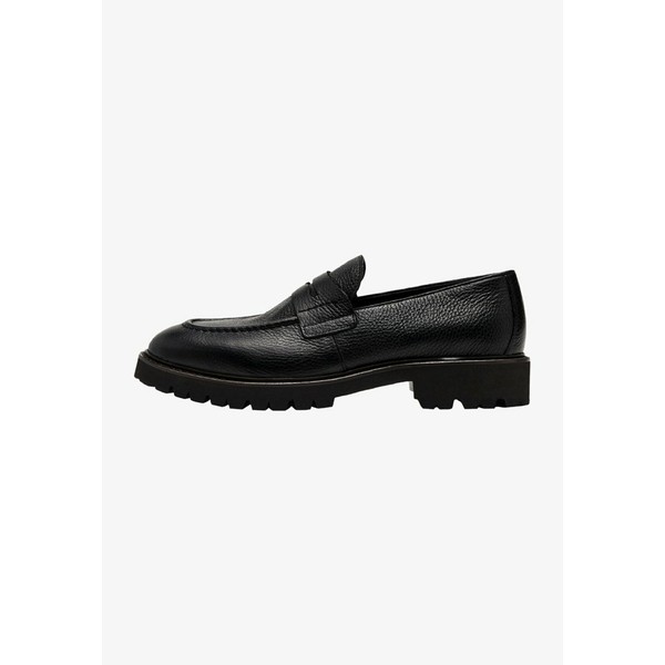 マッシモ ドゥッティ メンズ スリッポン・ローファー シューズ Slip-ons - black black