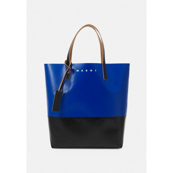 マルニ レディース トートバッグ バッグ TRIBECA UNISEX - Tote bag - royal/black royal/black