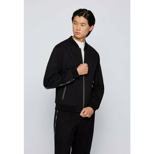 ボス メンズ コート アウター Bomber Jacket - black black