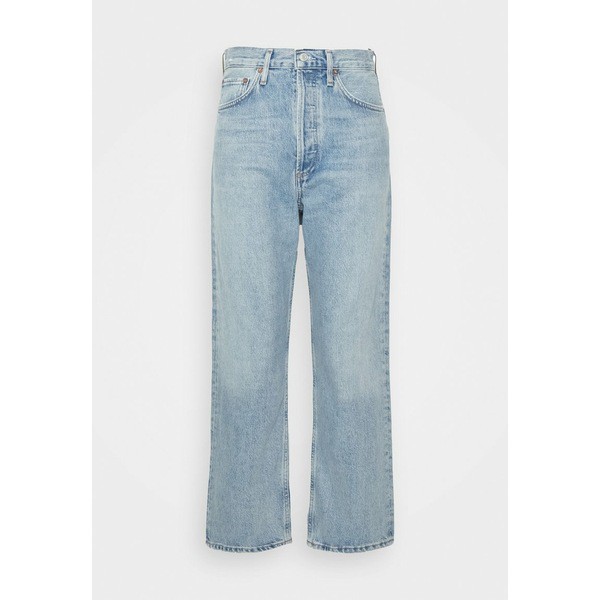 アゴルド レディース カジュアルパンツ ボトムス CROP - Straight leg jeans - clean wshed indigo clean wshed indigo