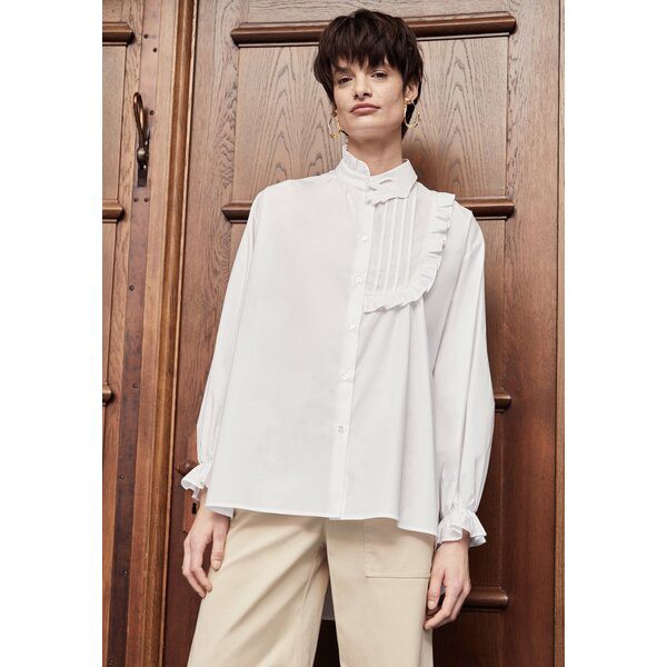 ヴィヴェッタ レディース シャツ トップス CLEAN BLOUSE - Button-down blouse - bianco ottico bianco ottico