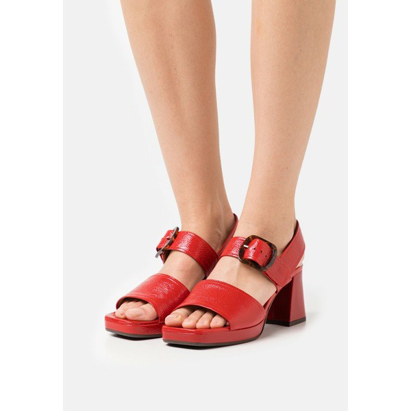 チエミハラ レディース サンダル シューズ GINKA - Platform sandals - salou rojo salou rojo