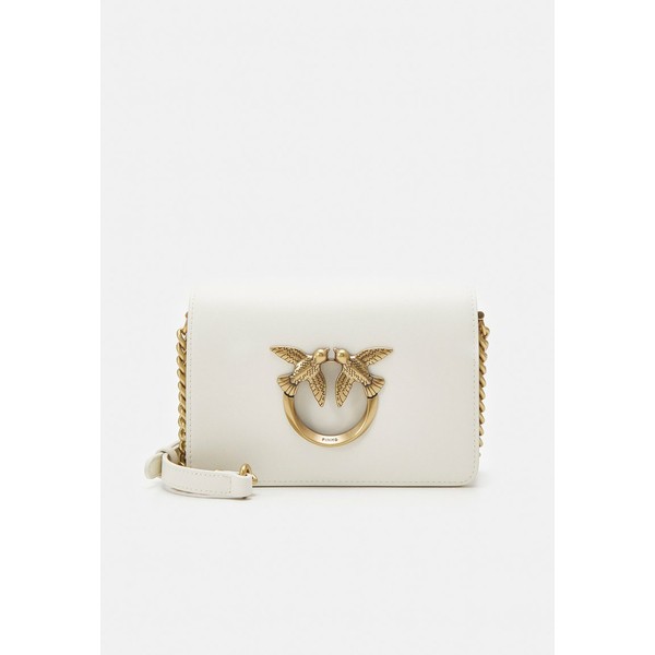 ピンコ レディース ショルダーバッグ バッグ LOVE MINI CLICK SIMPLY - Across body bag - bianco/antique gold bianco/antique gold