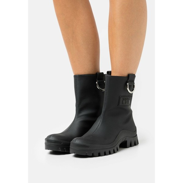 エムエスジイエム レディース ブーツ＆レインブーツ シューズ STIVALE DONNA WOMAN`S BOOT - Wellies - black black