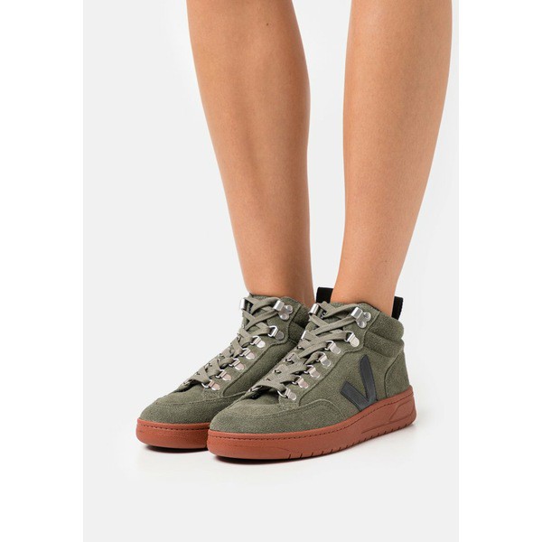 ヴェジャ レディース スニーカー シューズ RORAIMA - High-top trainers - olive/black olive/black