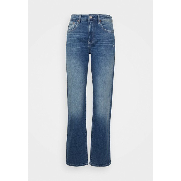 エージージーンズ レディース カジュアルパンツ ボトムス KNOXX HIGHRISE MODERN - Straight leg jeans - blue denim blue denim