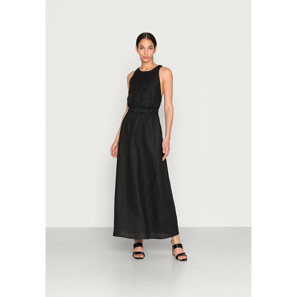 マルコポーロ レディース ワンピース トップス DRESS HIGHLIGHT SUMMER STYLE OPEN BACK ELASTIC STRAPS - Maxi dress - black black