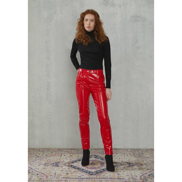 ヴィクトリア ベッカム レディース カジュアルパンツ ボトムス SKINNY TROUSER - Trousers - bright red bright red