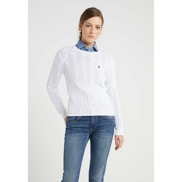 独創的 ラルフローレン レディース ニット セーター アウター Classic Jumper White White 保存版 Www Travelstore Tn