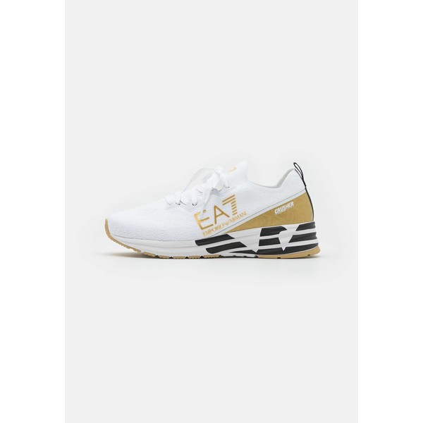 エンポリオ アルマーニ レディース スニーカー シューズ UNISEX - Trainers - white/gold-coloured white/gold-coloured