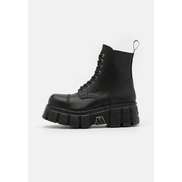 ニューロック レディース ブーツ＆レインブーツ シューズ Lace-up ankle boots - black black