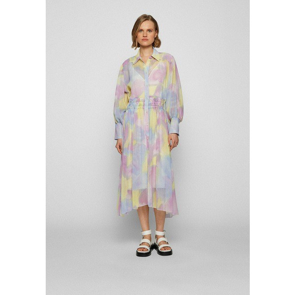 ボス レディース ワンピース トップス DILEOLA - Shirt dress - patterned patterned