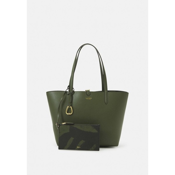 ラルフローレン レディース トートバッグ バッグ TOTE MEDIUM SET - Tote bag - olive olive