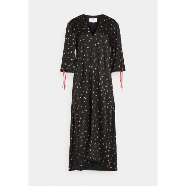 ビクトリアベックカム レディース ワンピース トップス PUFF SLEEVE DRESS - Day dress - black/multi black/multi