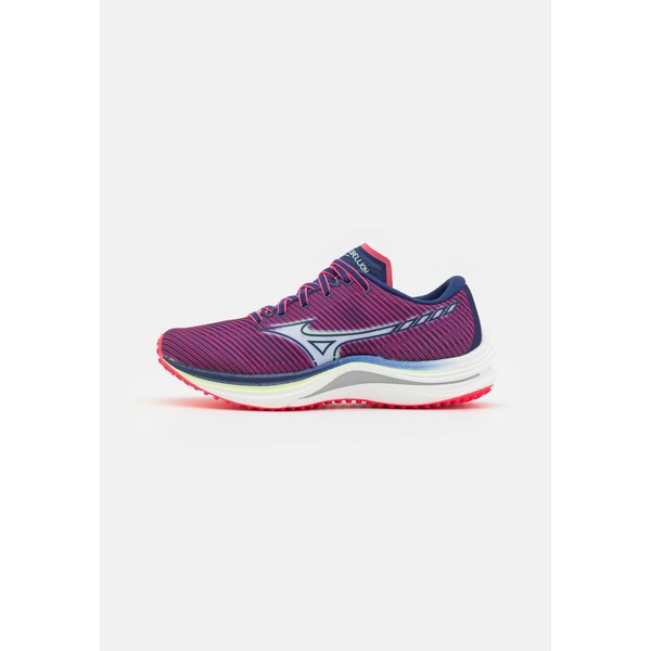 ミズノ レディース ランニング スポーツ WAVE REBELLION - Competition running shoes - diva pink/indigo/white/paradise green diva pi