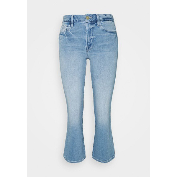 フレームデニム レディース カジュアルパンツ ボトムス LE CROP MINI DOUBLE NEEDLE - Flared Jeans - light blue light blue