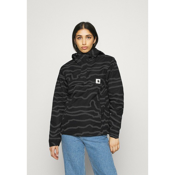 カーハート レディース コート アウター NIMBUS - Light jacket - black/reflective black black/reflective black