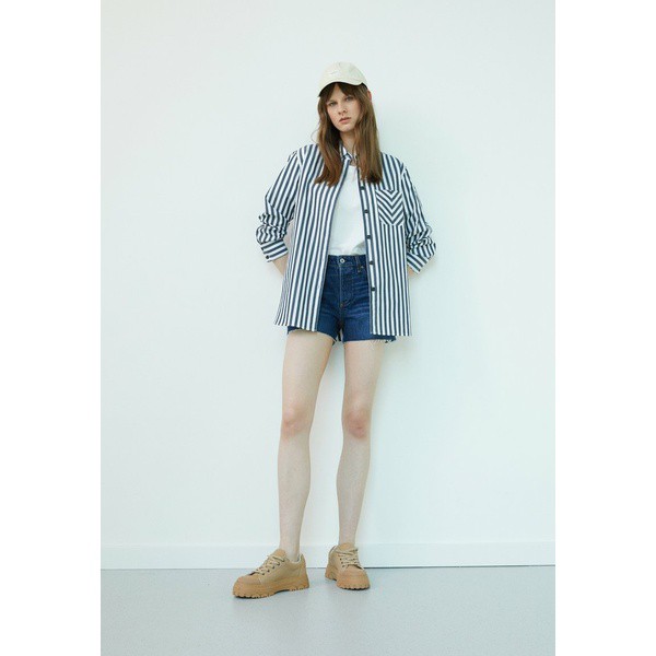 ラグアンドボーン レディース シャツ トップス MAXINE BUTTON DOWN SHIRT - Button-down blouse - blue denim blue denim