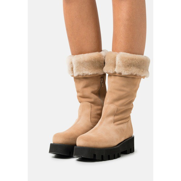 パロマ バルセロ レディース ブーツ＆レインブーツ シューズ LUCA - Platform boots - nocciola/arena/mouton nocciola/arena/mouton