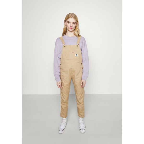 カーハート レディース カジュアルパンツ ボトムス BIB OVERALL - Dungarees - dusty brown dusty brown