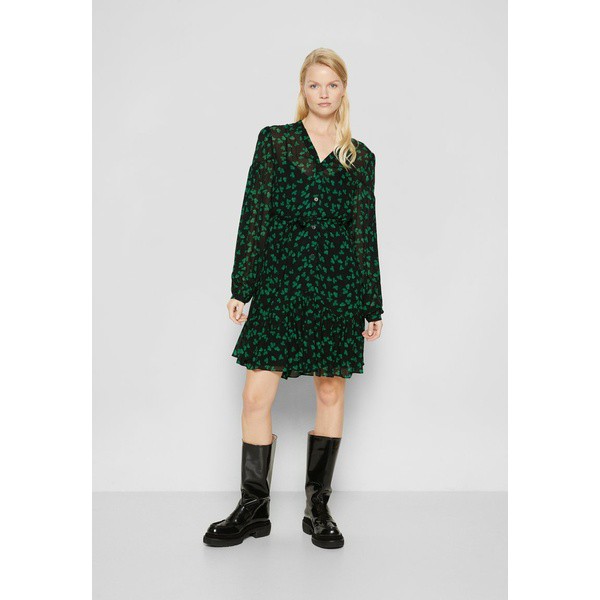 ザ・クープルス レディース ワンピース トップス ROBE - Day dress - black / green black / green