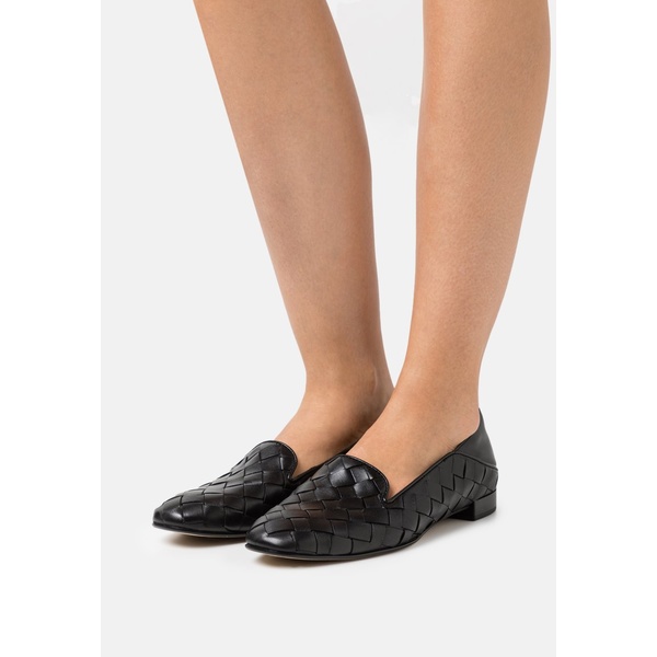 返品送料無料 エイチ ジー エル レディース スリッポン ローファー シューズ Braidy Slip Ons Schwarz Schwarz プレミア商品 Muctau Com