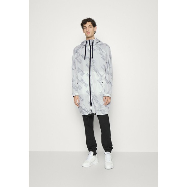 ベルサーチ メンズ コート アウター 5D DIAGONAL LOGO - Parka - white white