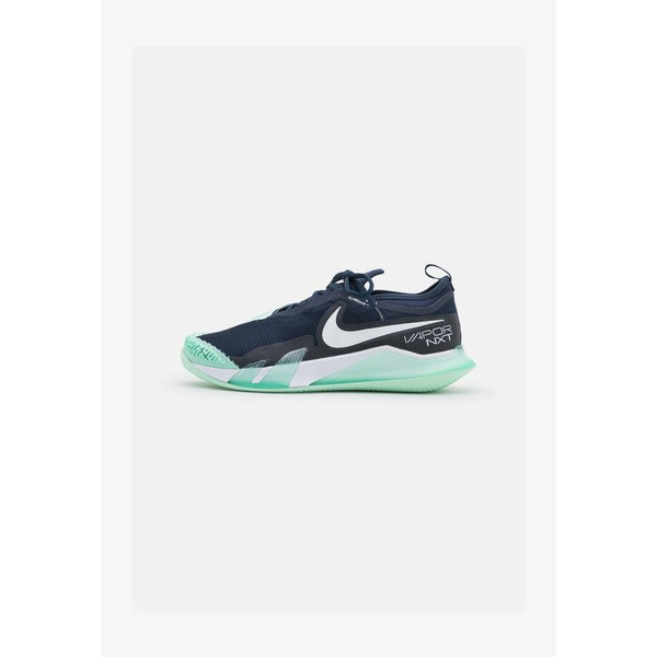 ナイキ レディース テニス スポーツ REACT VAPOR NXT CLAY - Clay court tennis shoes - obsidian/white/mint obsidian/white/mint