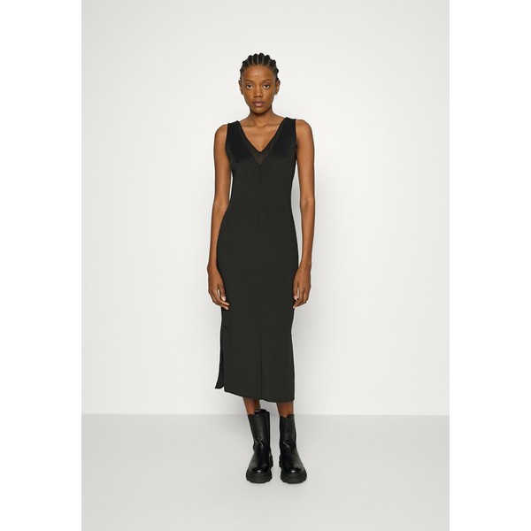 カルバンクライン レディース ワンピース トップス TECHNICAL MAXI TANK DRESS - Jumper dress - black black