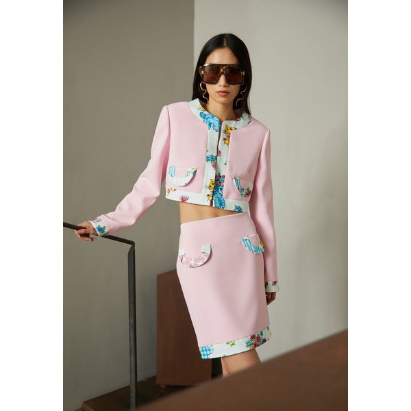 モスキーノ レディース パーカー・スウェットシャツ アウター CALICO ANIMALS - Blazer - pink pink