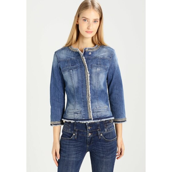 リュー ジョ ジーンズ レディース コート アウター KATE - Denim jacket - denim blue stretch denim blue stretch