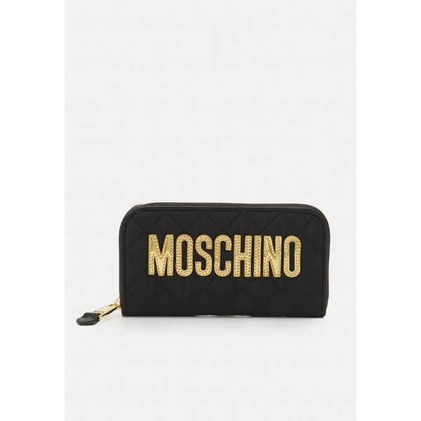 モスキーノ レディース 財布 アクセサリー PORTAFOGLIO - Wallet - black/gold-coloured black/gold-coloured