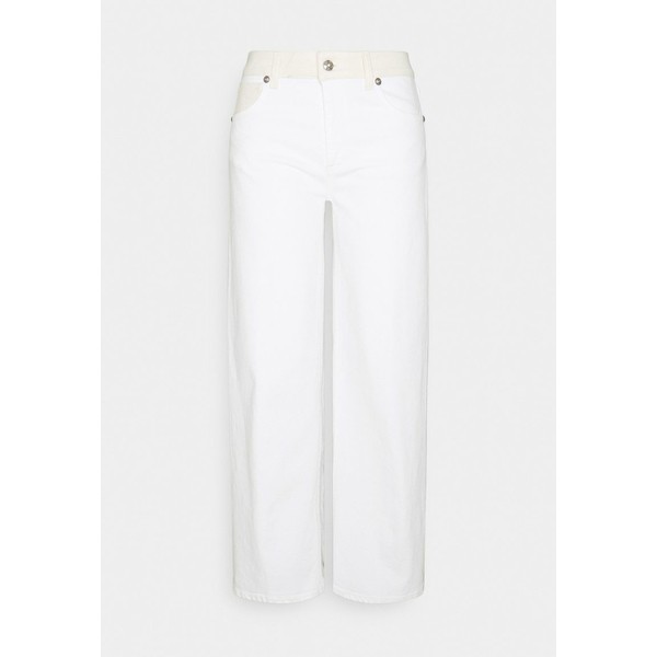 ドンダップ レディース カジュアルパンツ ボトムス PANTALONE KAREN BICOLOR - Relaxed fit jeans - white white