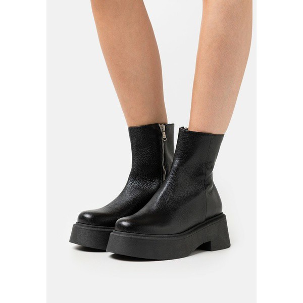 パトリツィア ペペ レディース ブーツ＆レインブーツ シューズ Platform ankle boots - nero nero