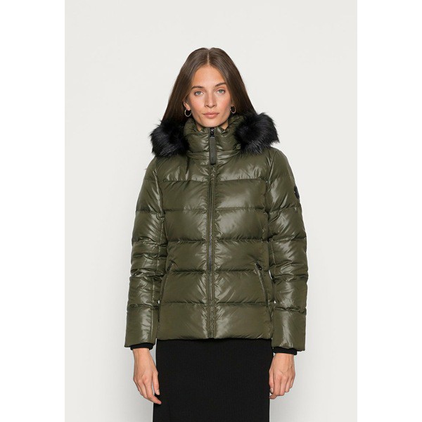 カルバンクライン レディース コート アウター Down jacket - dark olive dark olive