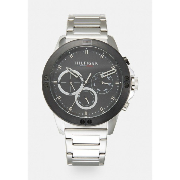 トミー ヒルフィガー メンズ 腕時計 アクセサリー HARLEY - Watch - silver-coloured/black silver-coloured/black