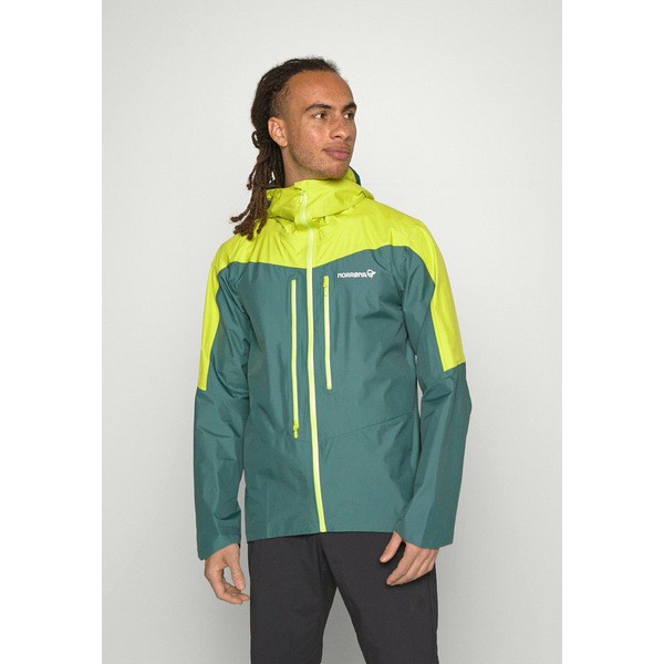 ノローナ メンズ コート アウター FALKETIND GORE TEX PACLITE JACKET - Hardshell jacket - sulphur spring/north atlantic sulphur spr