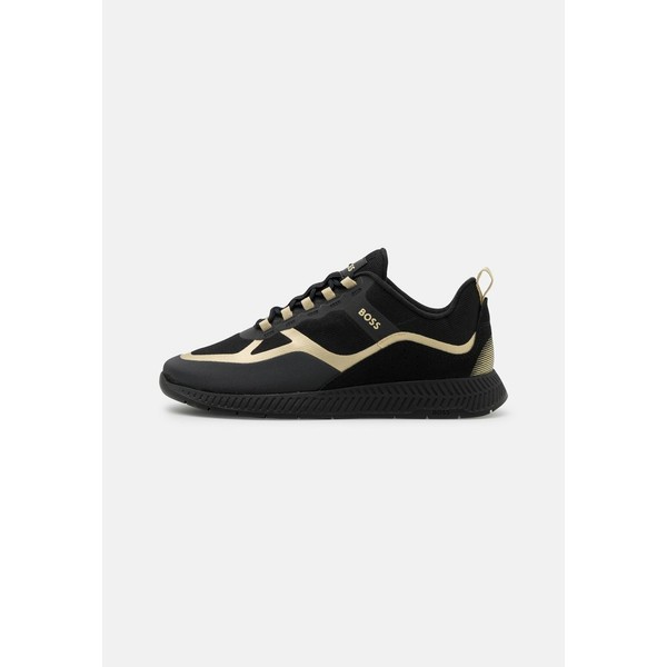 ボス メンズ スニーカー シューズ TITANIUM RUNN - Trainers - black/gold black/gold