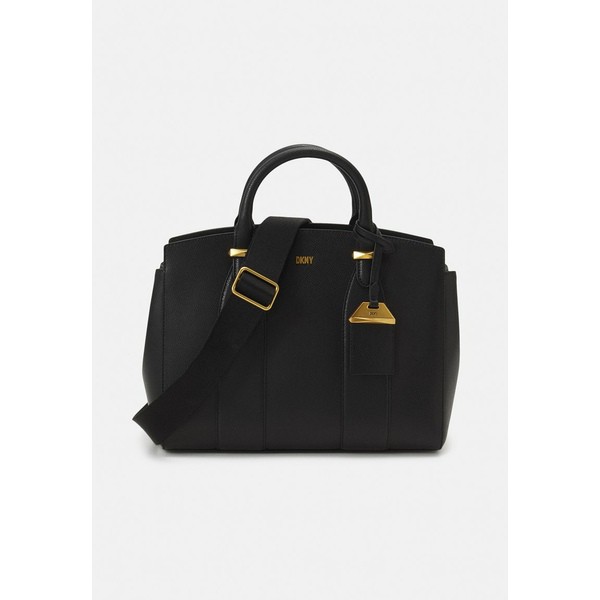 ダナ キャラン ニューヨーク レディース ハンドバッグ バッグ MARYKATE SATCHEL - Handbag - black/gold-coloured black/gold-coloured