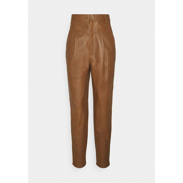 ドンダップ レディース カジュアルパンツ ボトムス PANTALONE - Leather trousers - cinnamon cinnamon