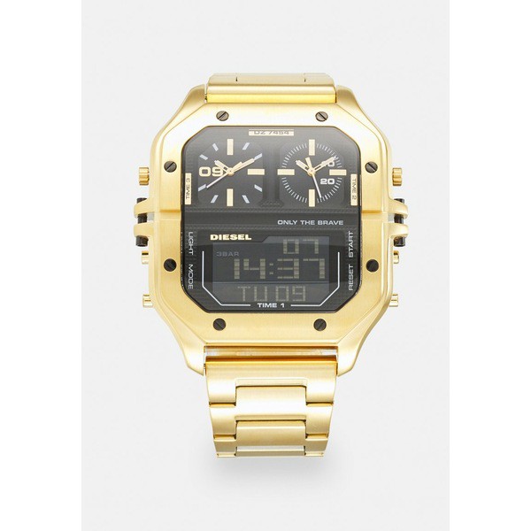 ディーゼル メンズ 腕時計 アクセサリー CLASHER - Chronograph watch - gold-coloured gold-coloured