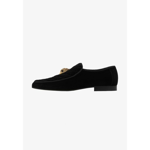 カートジェイガーロンドン メンズ スリッポン・ローファー シューズ HUGH EAGLE HEAD - Slip-ons - black black