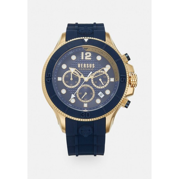 ヴェルサス ヴェルサーチ メンズ 腕時計 アクセサリー VOLTA - Chronograph watch - blue/gold-coloured blue/gold-coloured