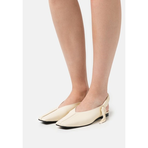 レイクネン レディース パンプス シューズ SLINGBACK FLATS - Ankle strap ballet pumps - ivory ivory